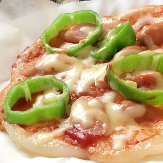 パリッ♫もちっ♫とろ〜り♫簡単 餅ピザ